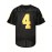 1pc Men'S Polyester V-Neck Football Jersey - Embroidered #4 Sports Top with Slight Stretch, Breathable Loose Fit for Team Sports, Outdoor Activities, Parties, and Casual Wear - All Seasons