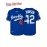 Men'S Baseball Jersey # 42 Blue Breathable V-neck Baseball Sports Shirt S-3XL