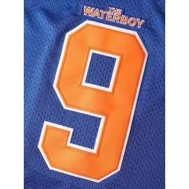 Men'S # 9 Rugby Sweatshirt With Embroidered V-neck, Suitable For All Seasons. A Slightly Stretchy Sports Top For Casual To Outdoor Wear. Loose Fitting Shirts For Adults And Teenagers