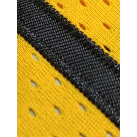 Men'S Polyester #3 Athletic Jersey - V-Neck Short Sleeve Rugby Shirt, Embroidered Striped Sportswear for Running, Training, Hiking, Outdoor Activities - Universal Fit for Adults & Teens