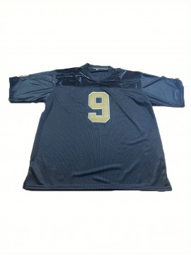 1pc Men'S American Football Jersey - Polyester Sports Top with Slight Stretch, V-Neck, Patterned Letter & Number, Loose Fit for Training, Casual, Beach, Team Sports - S-3XL