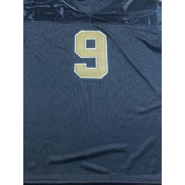 1pc Men'S American Football Jersey - Polyester Sports Top with Slight Stretch, V-Neck, Patterned Letter & Number, Loose Fit for Training, Casual, Beach, Team Sports - S-3XL