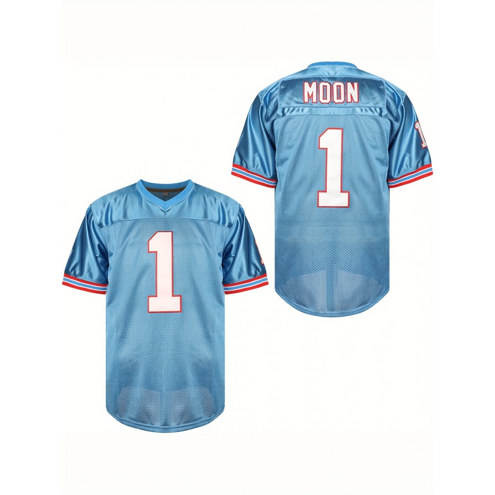 1 Men's Rugby Jersey Blue Sports Training S M L XL XXL XXXL 1 Men's Rugby Jersey Blue Sports Training S M L XL XXL XXXL
