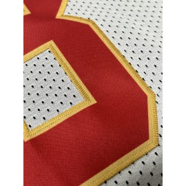 Men'S Polyester V-neck Football Jersey #13 Embroidered Alphabet Sportswear - Four Season Breathable Training Top for Casual, Running, Sports, Party - Slight Stretch, Knit Fabric Jersey with Loose Fit for Adults and Teens