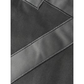 Men's #7 Embroidered Football Jersey - Breathable V-Neck Casual Sports Shirt for Outdoor Activities & Parties, Sizes S-XXXL, Black