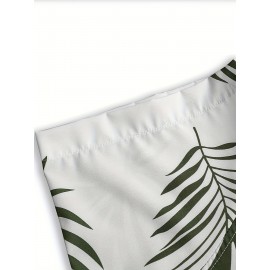 Men's Breathable Floral Print Baseball Shirt - Casual & Sporty, Regular Fit with Pockets, Perfect for Weekends, Vacations & Casual Attire, Sizes S-3XL