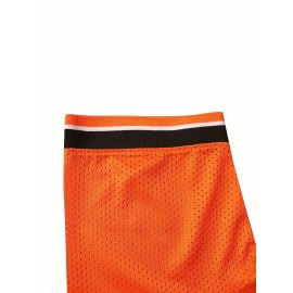 Men'S Baseball Uniform 23 Orange Shirt Breathable Striped Men'S Baseball Uniform Activity V-neck Short Sleeved Training Uniform S-3XL